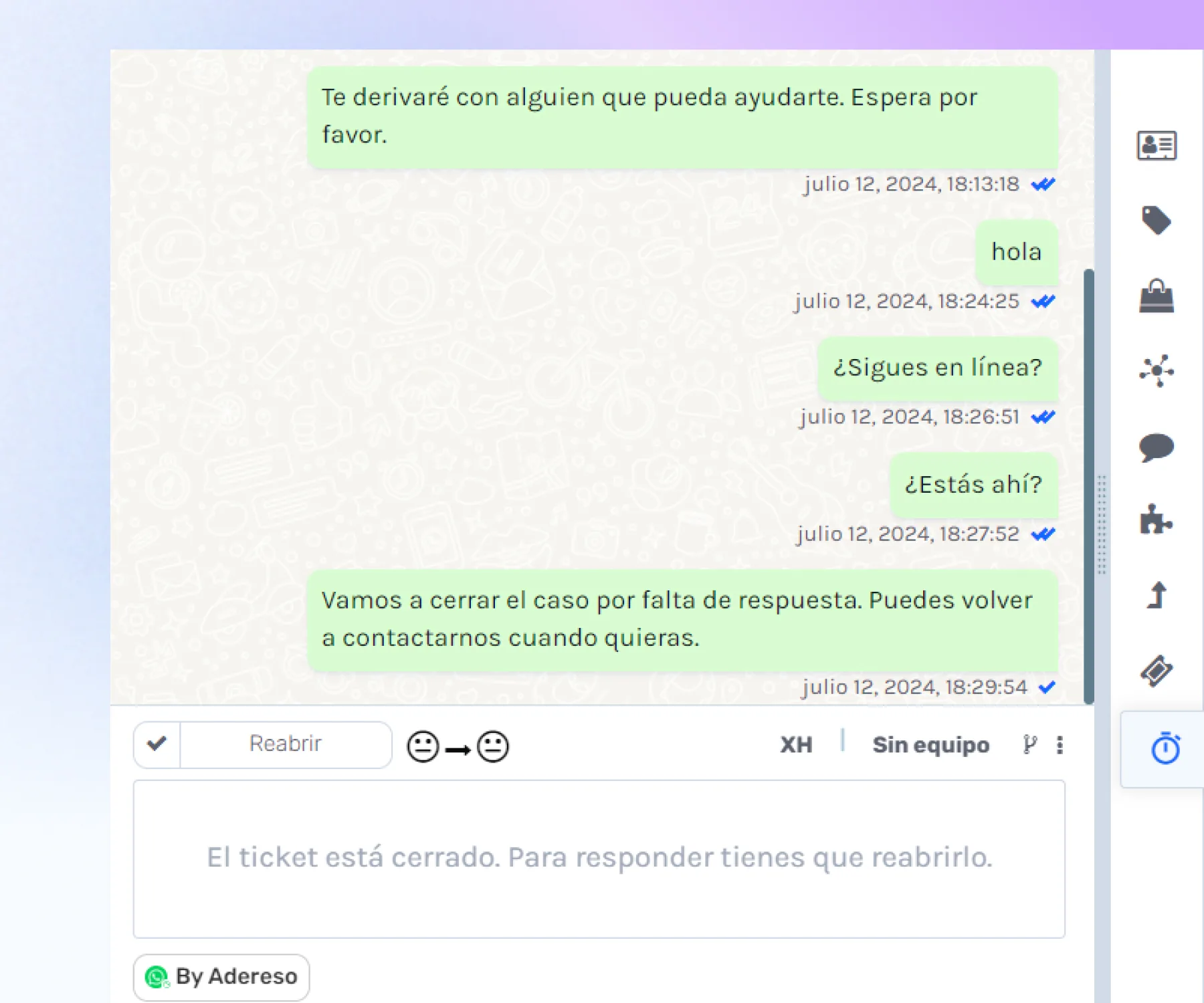 Mensajes Despierta Clientes: Seguimiento Automatizado para Tickets Pendientes