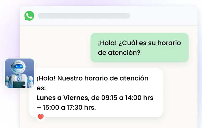Respuestas instantáneas a las dudas más comunes
