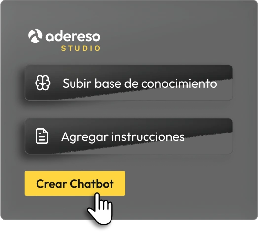 Entrenado con la información de tu negocio