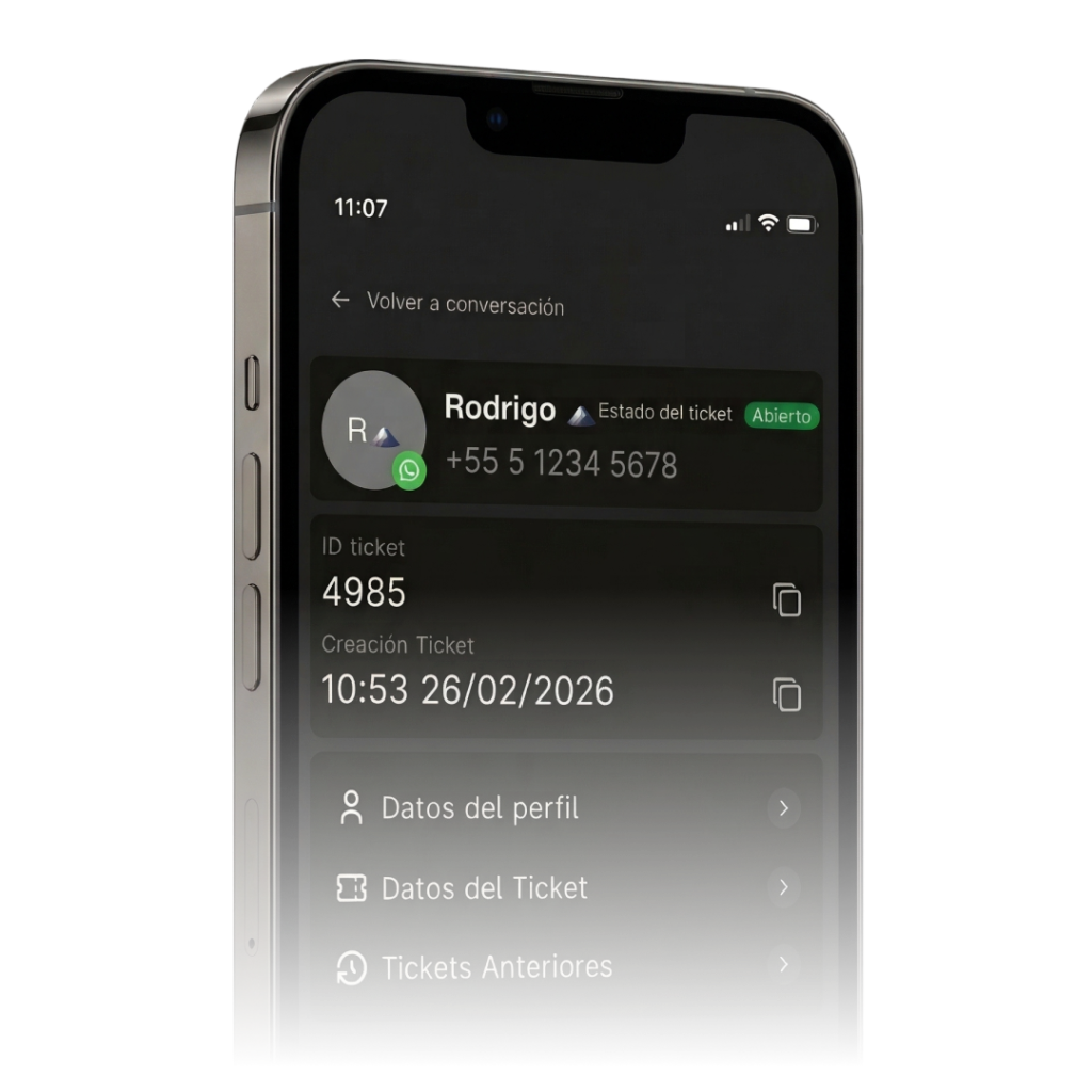 Contexto completo del cliente en la app