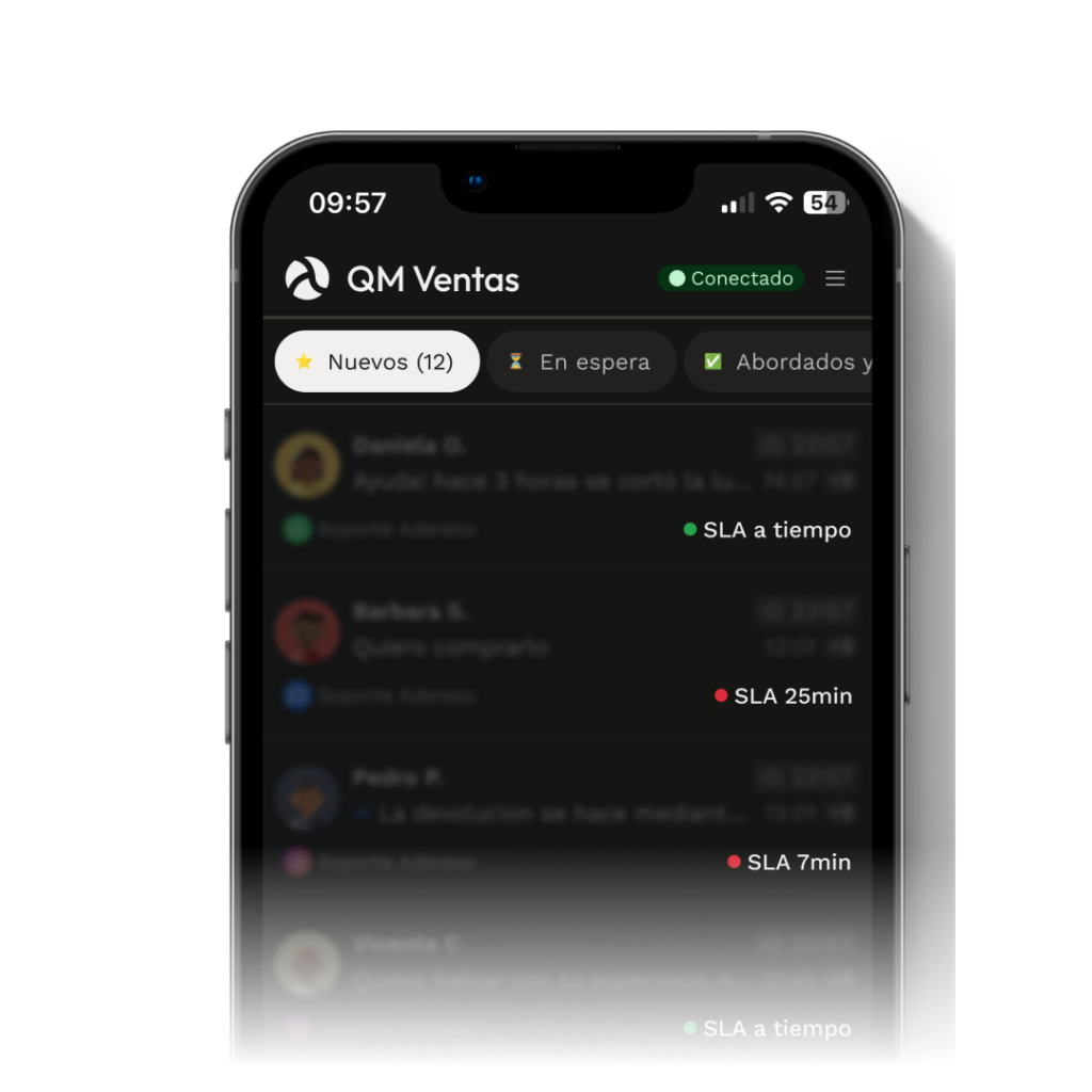 SLA siempre a la vista en la app