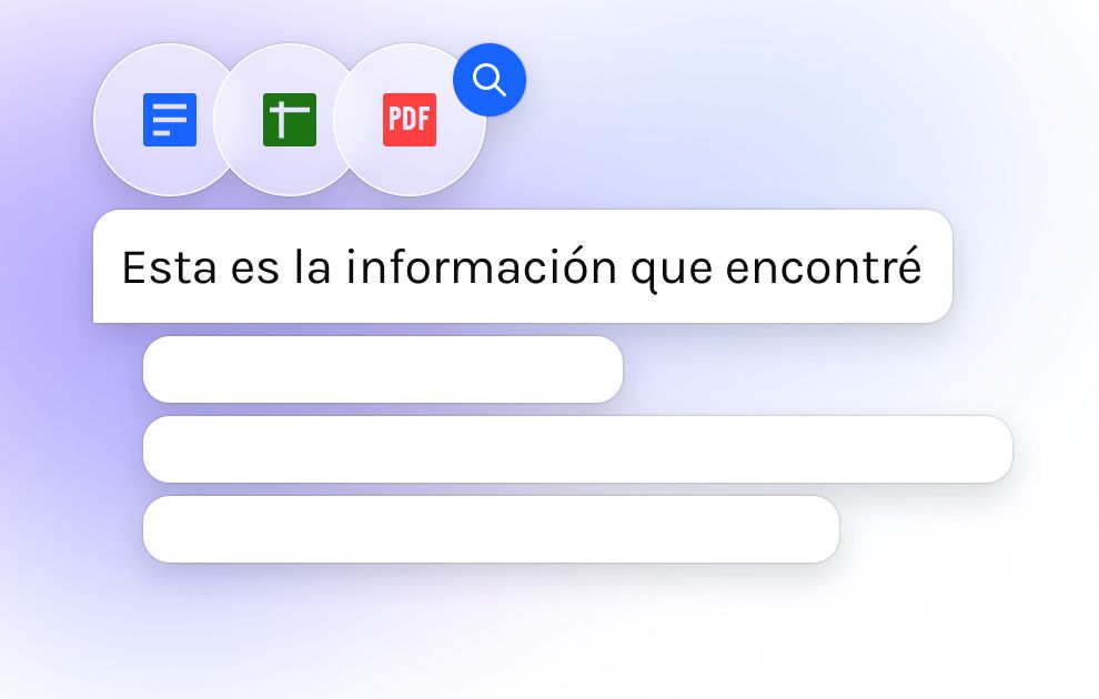 Genera agentes IA que analizan documentos y optimizan el CX.