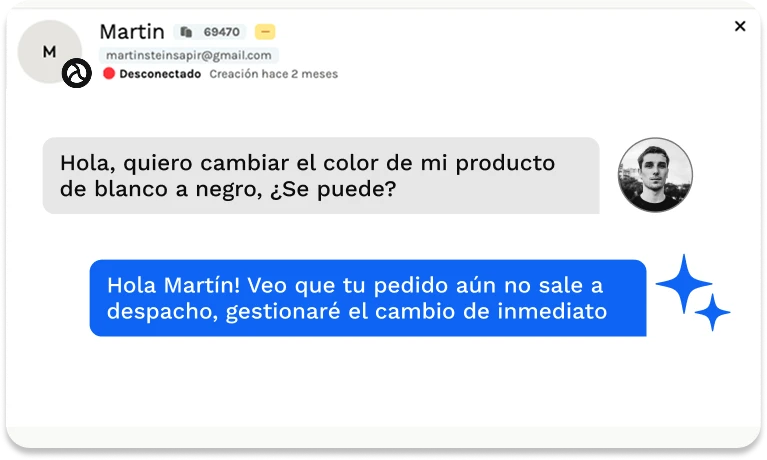Cambios, devoluciones y estados de pedido