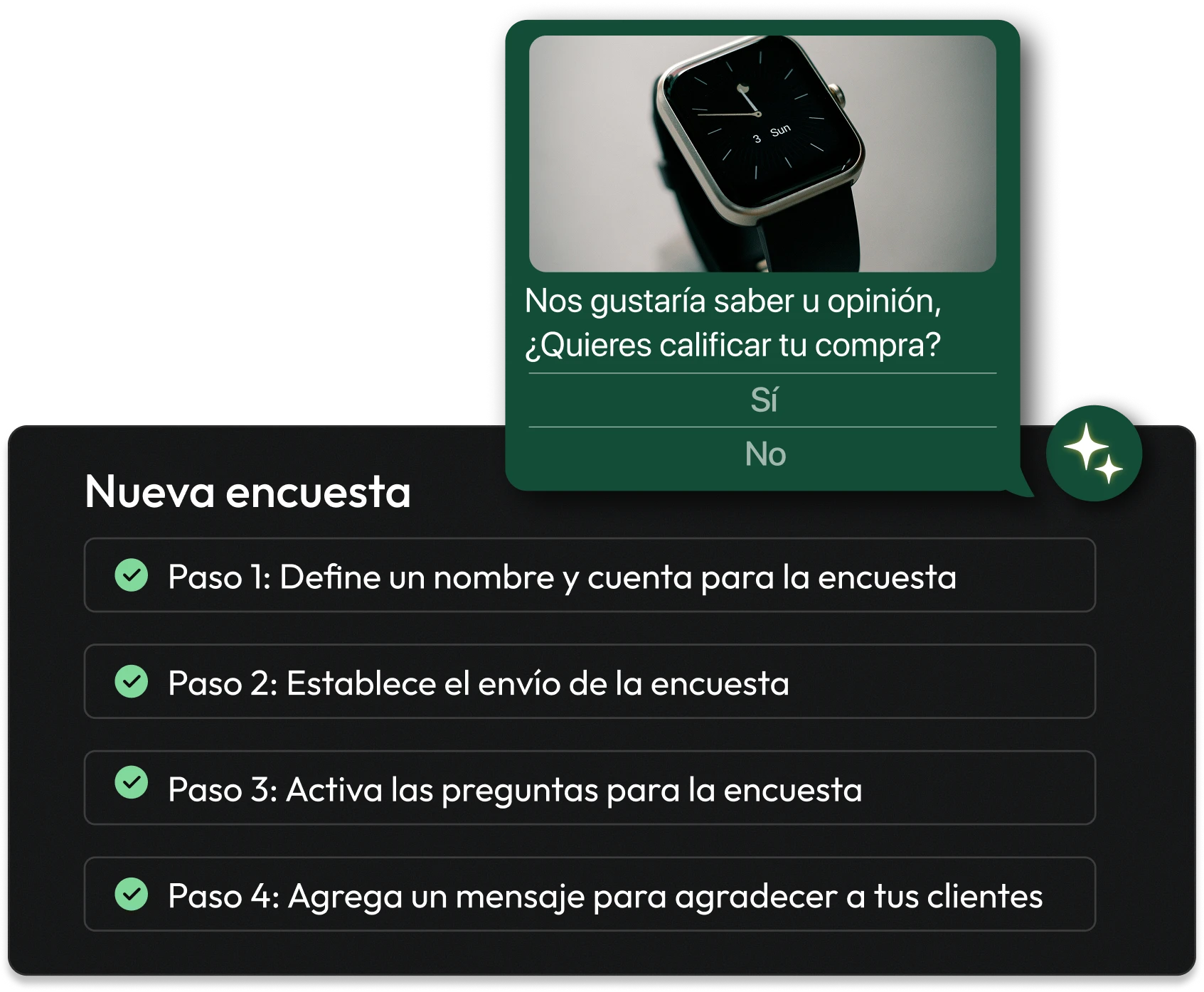 Encuestas de satisfacción por WhatsApp