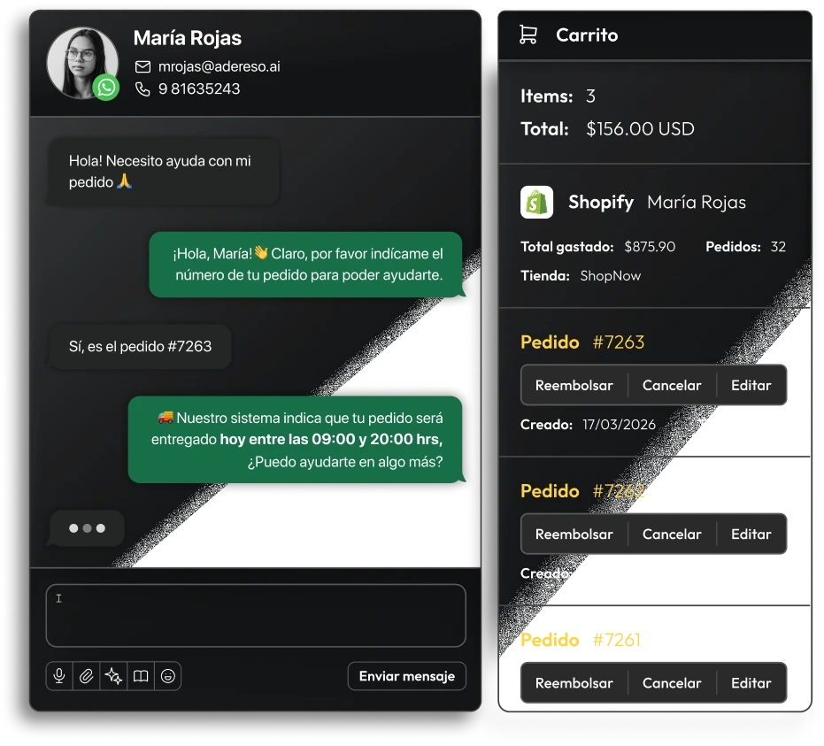 Cambios, devoluciones y estados de pedido